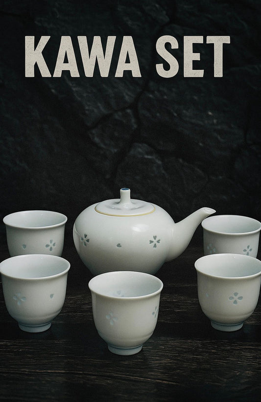 Japanese 🇯🇵 Kyusu Tea Set 😍– Elegant Handcrafted Ceramic Kawa Set🍶
