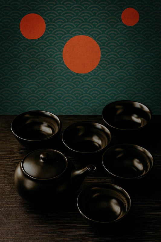 Japanese 🇯🇵 Kyusu Tea Set 😍– Elegant Handcrafted Ceramic Kawa Set🍶
