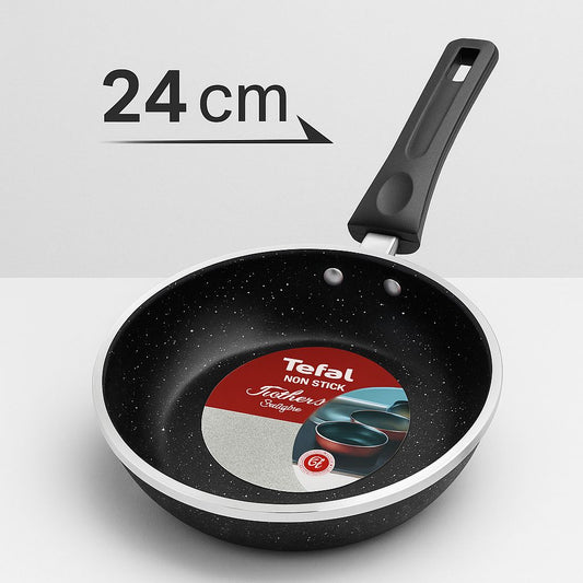Tefal 🇫🇷24cm Non-Stick Frying Pan 🍳 – Granite Stone Finish with Induction Base😍😍