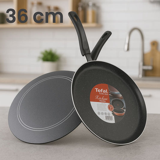 Tefal 36cm Non-Stick Crepe Tawa 😍😍😍– Made in France 🇫🇷 | Premium Flat Pan for Roti, Dosa & Pancakes 🥞
