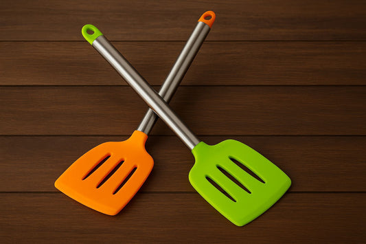 Premium Non-Stick Silicone Slotted Spatula Set