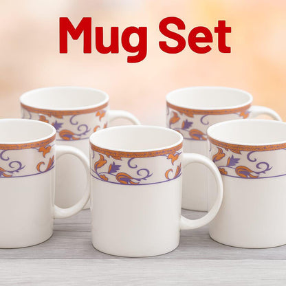 Premium Ceramic Mug Set 😍– 6 Pieces Made In Japan
