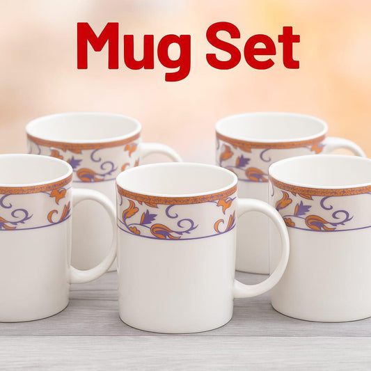 Premium Ceramic Mug Set 😍– 6 Pieces Made In Japan