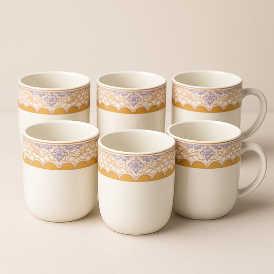 Premium Ceramic Mug Set 😍– 6 Piece Made in Jerman