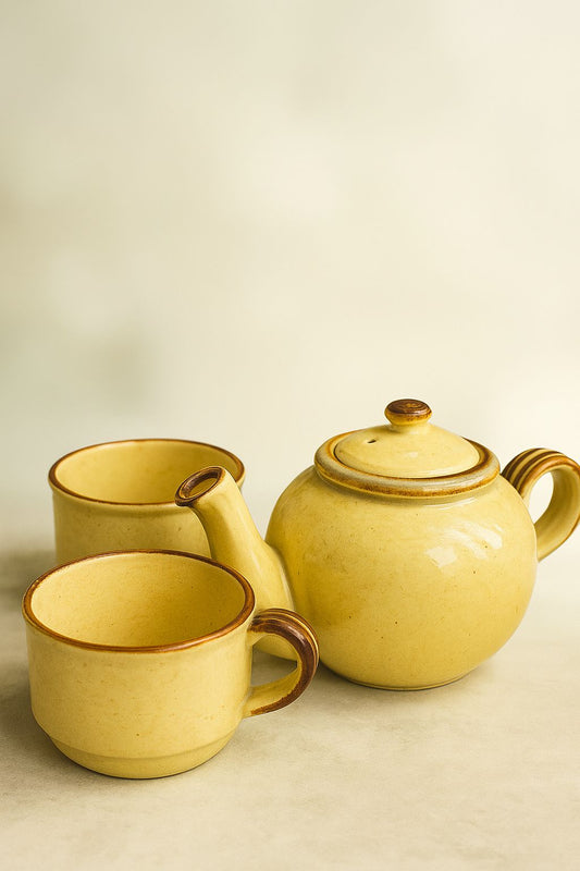Elegant Japanese Tea Set – 1 Teapot with 1 cup and sugar pot