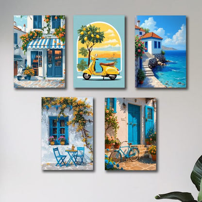 Wall Art Wooden Sticky Phototile Frames For Wall Home And Girls Room Decoration